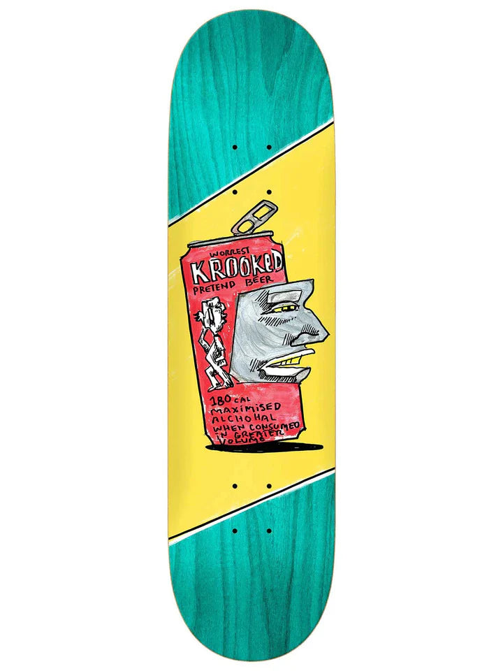 Krooked Worrest Pretendbeer Deck 8.75"