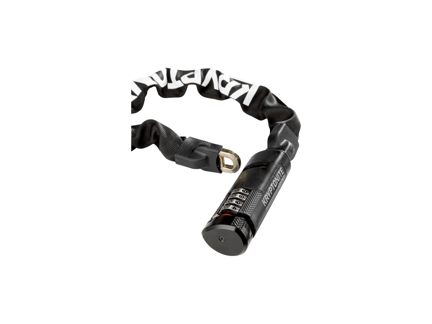 Kryptonite Keeper 712 Combo Integrated Chain Lock 7mm x 120cm (47.2") Black