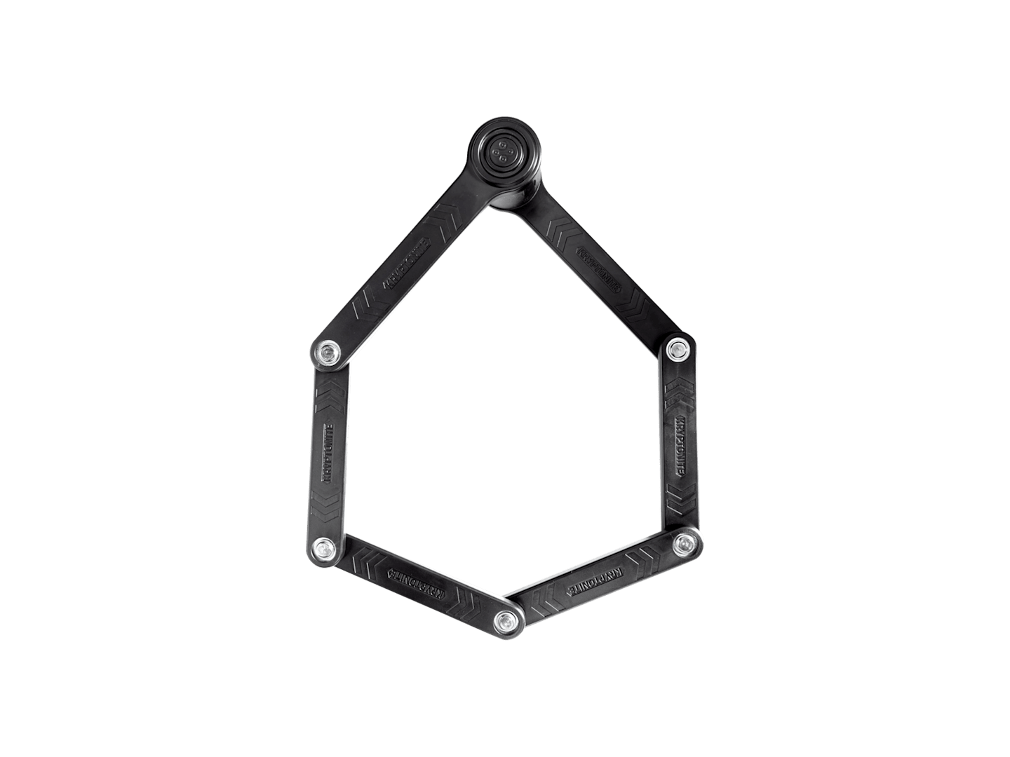Kryptonite Keeper 585 Key Folding Lock 5mm x 85cm (33.5") Black