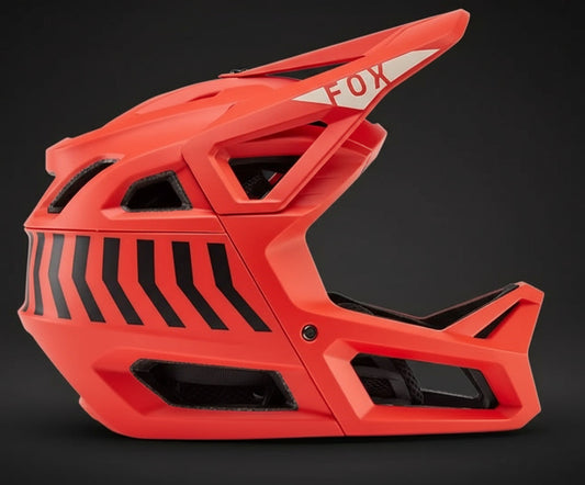 Fox Racing Proframe Nace Helmet - Orange Flame, Medium Fox Racing