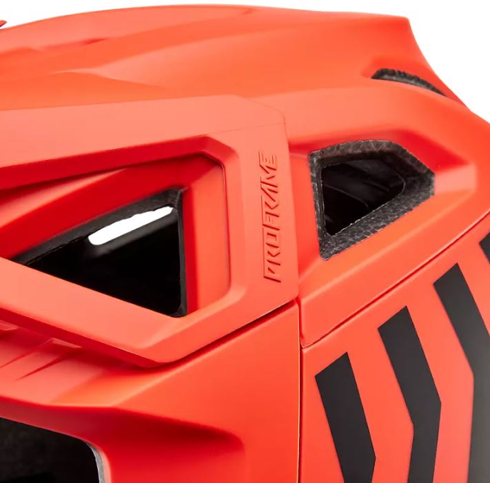 Fox Racing Proframe Nace Helmet - Orange Flame, Medium Fox Racing