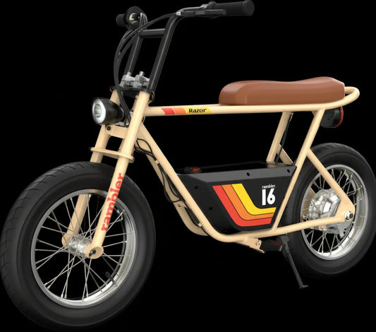 Razor Rambler 16 Electric Bike - Tan Razor