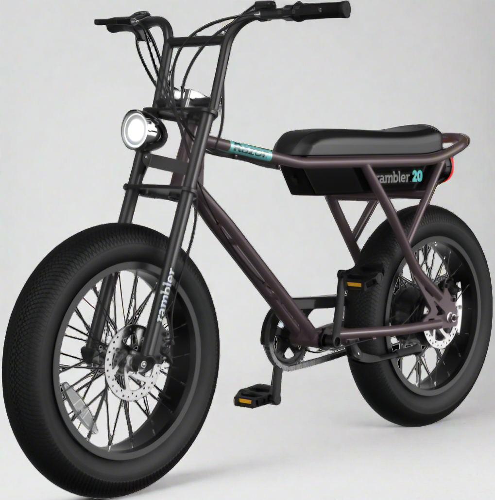 Razor Rambler 20 Electric Bike - Brown/Teal