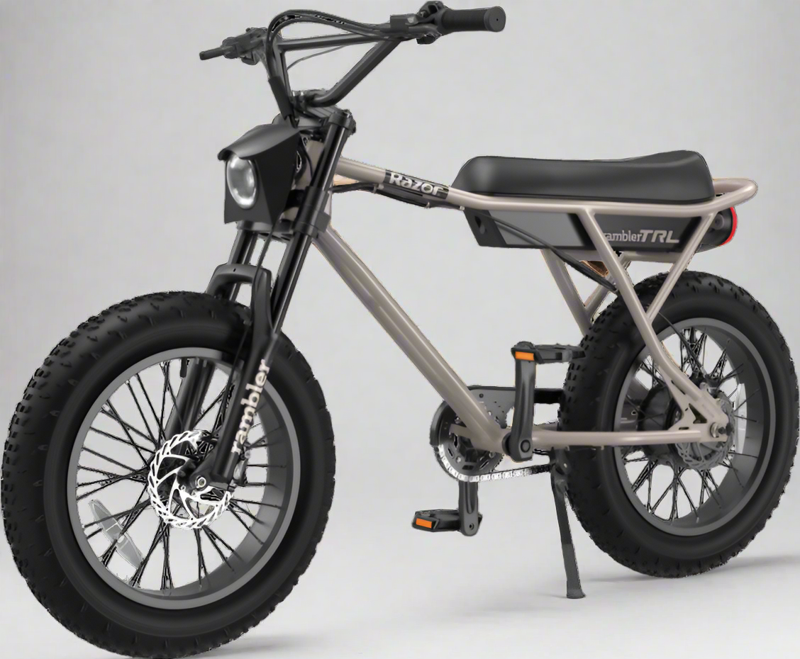 Razor Rambler 20 TRL Electric Bike - Tan/Black