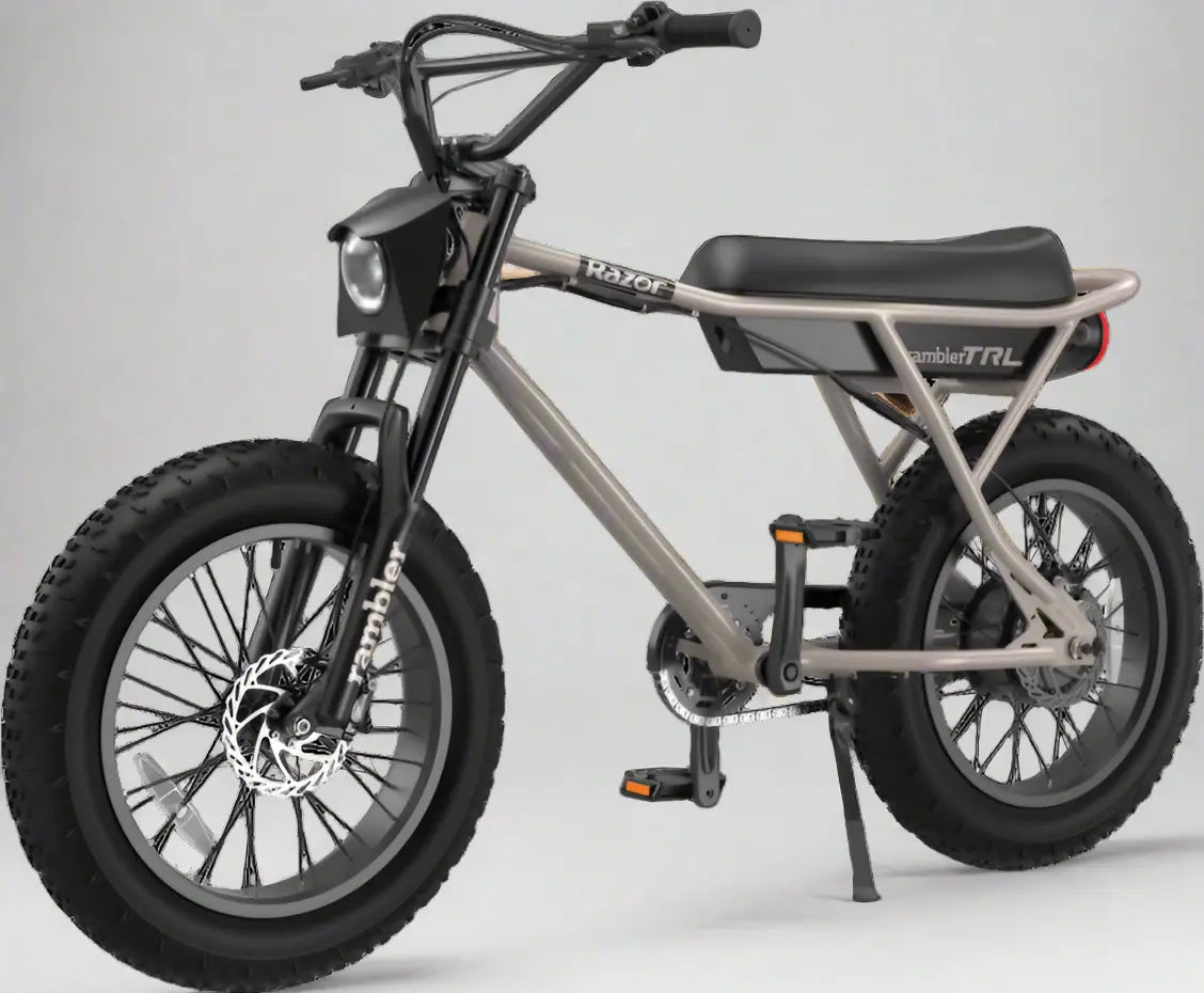 Razor Rambler 20 TRL Electric Bike - Tan/Black