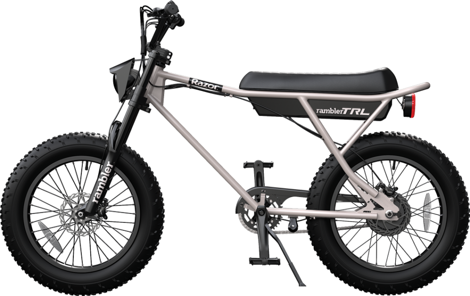 Razor Rambler 20 TRL Electric Bike - Tan/Black