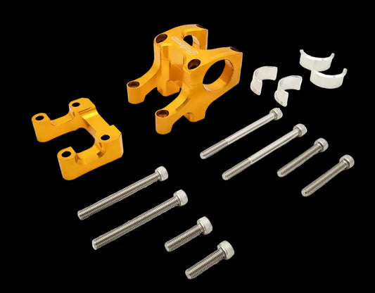 Warp 9 Gold Direct Bar Mount Stem Warp 9 Racing