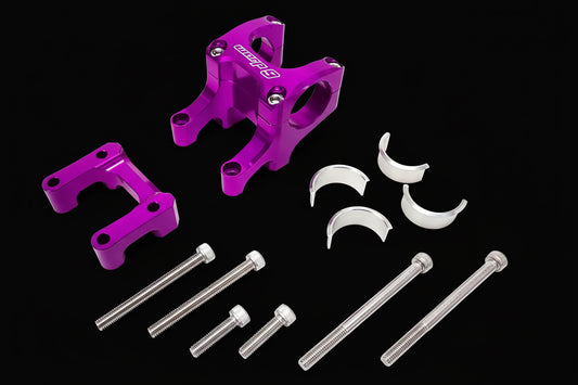 Warp 9 Direct Bar Mount Stem for Surron/Talaria - Purple Warp 9 Racing