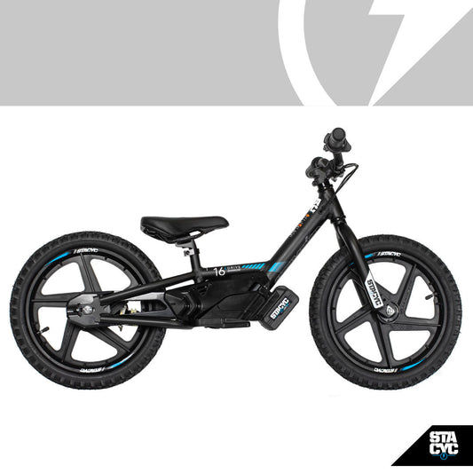 Stacyc 16" eDrive BRUSHLESS Black Ebike