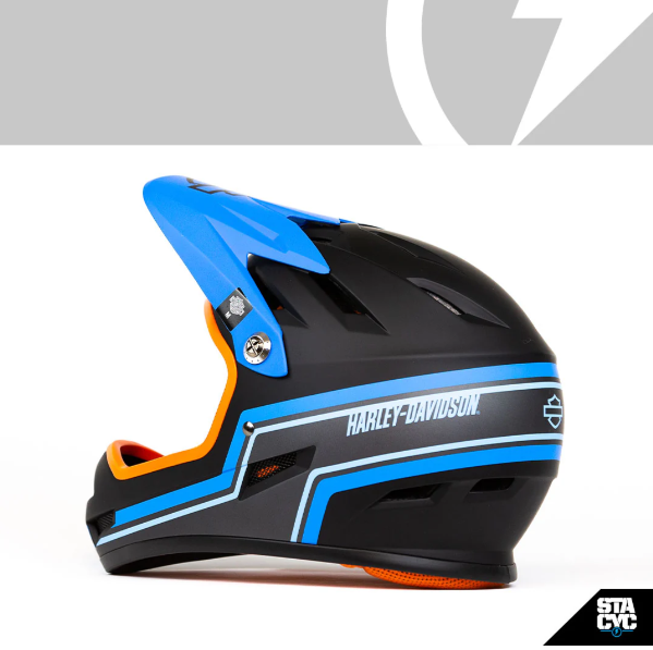 Stacyc H-D Sanction Helmet Black/Blue X-Small