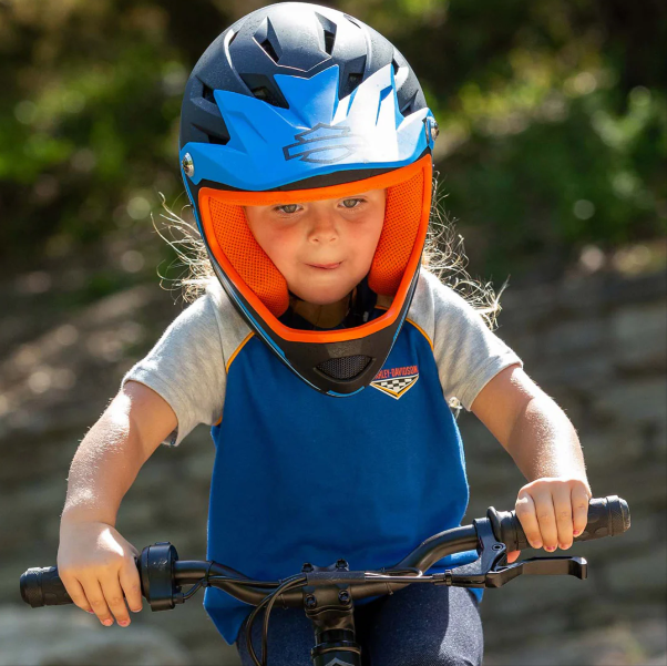 Stacyc H-D Sanction Helmet Black/Blue X-Small