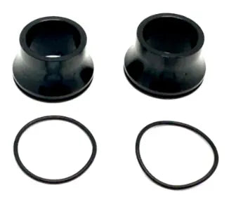 Titanium Front Wheel Spacers (Set of 2) for Surron/Talaria/Segway/E-Ride Pro - Black BIKEFACTORY Hawaii
