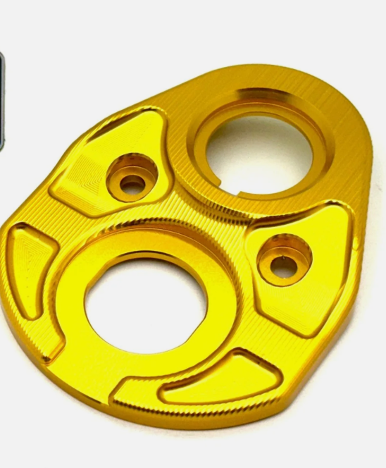 Aluminum Key Cover/USB Plate for Surron/E-Ride Pro - Gold