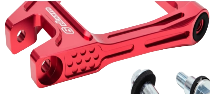 Warp 9 Surron Rear Suspension Triangle - Red