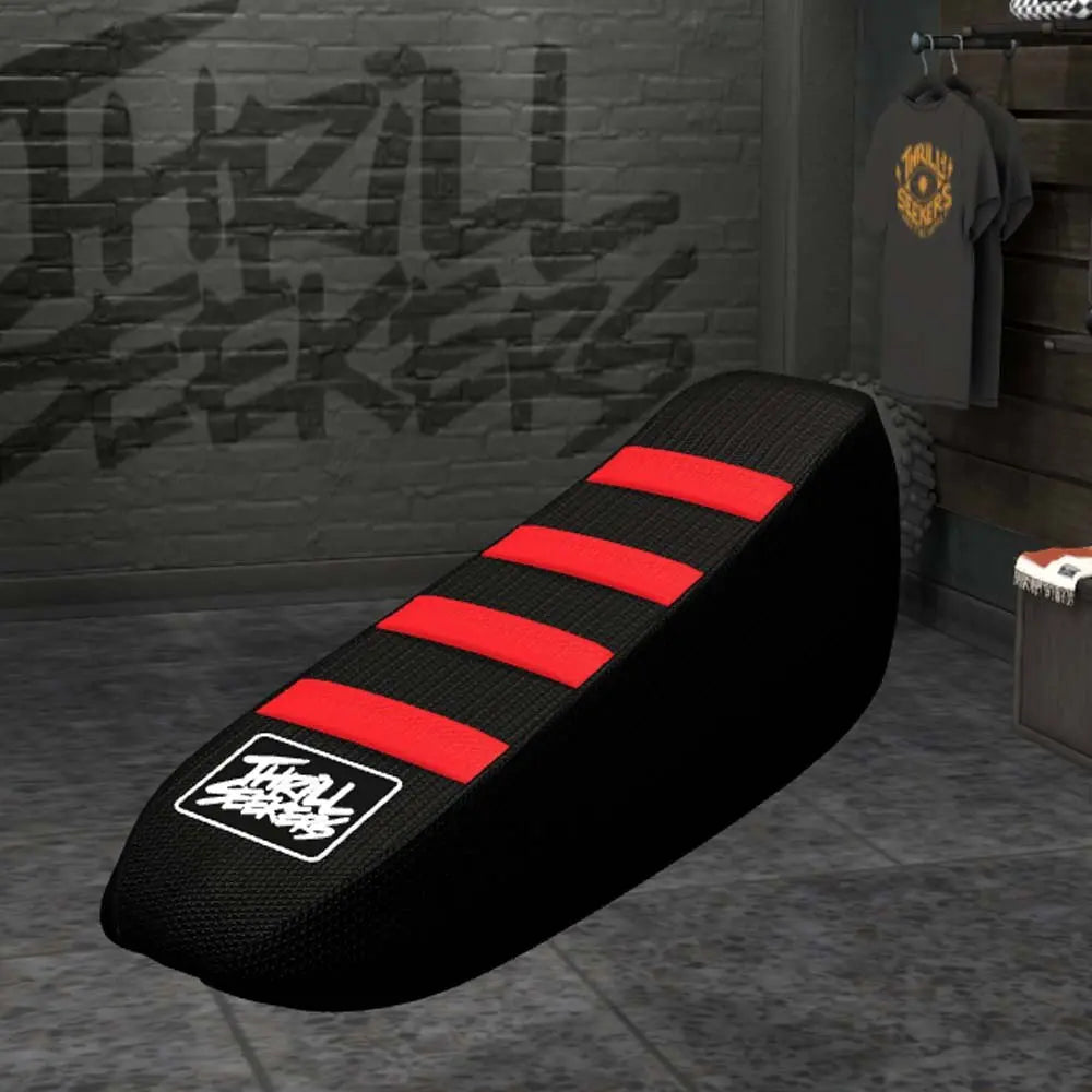 Thrill Seekers Black / Red E Ride Pro Fatty Seat Cover BIKEFACTORY Hawaii