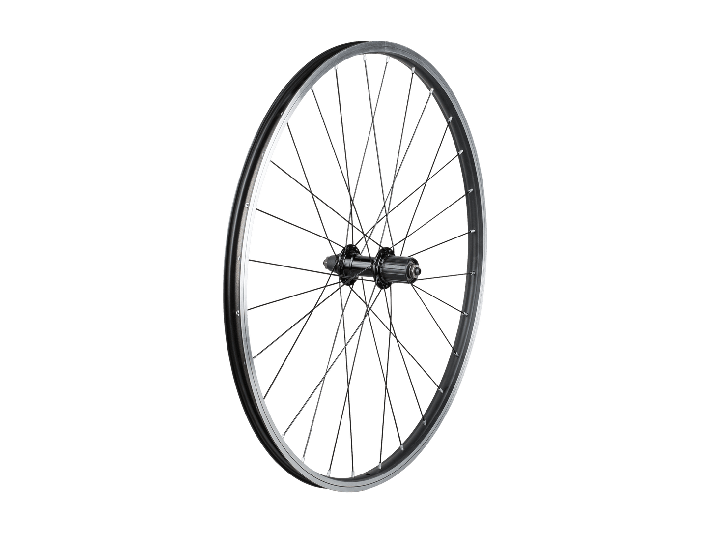 Trek 26˝ Shimano HG 8/10-speed Cassette Rear Wheel - Black/Silver BIKEFACTORY Hawaii