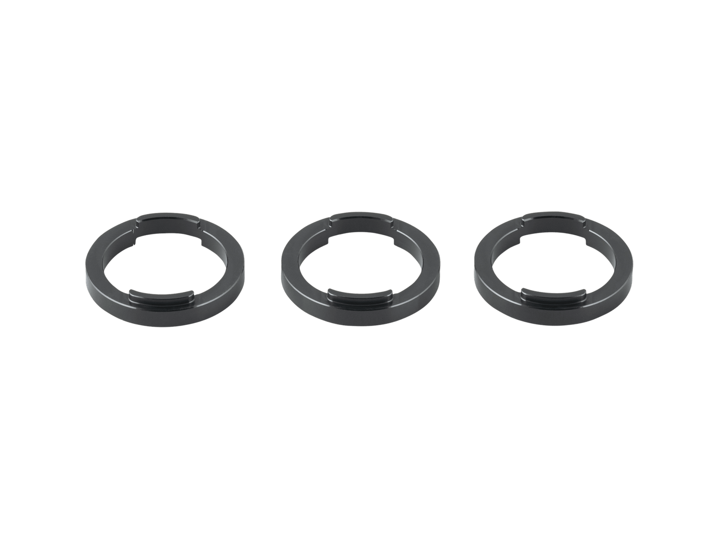 Trek Knock Block Headset Spacers 5mm x 1 1/8" 3 Pack - Black Trek Bicycle Corporation