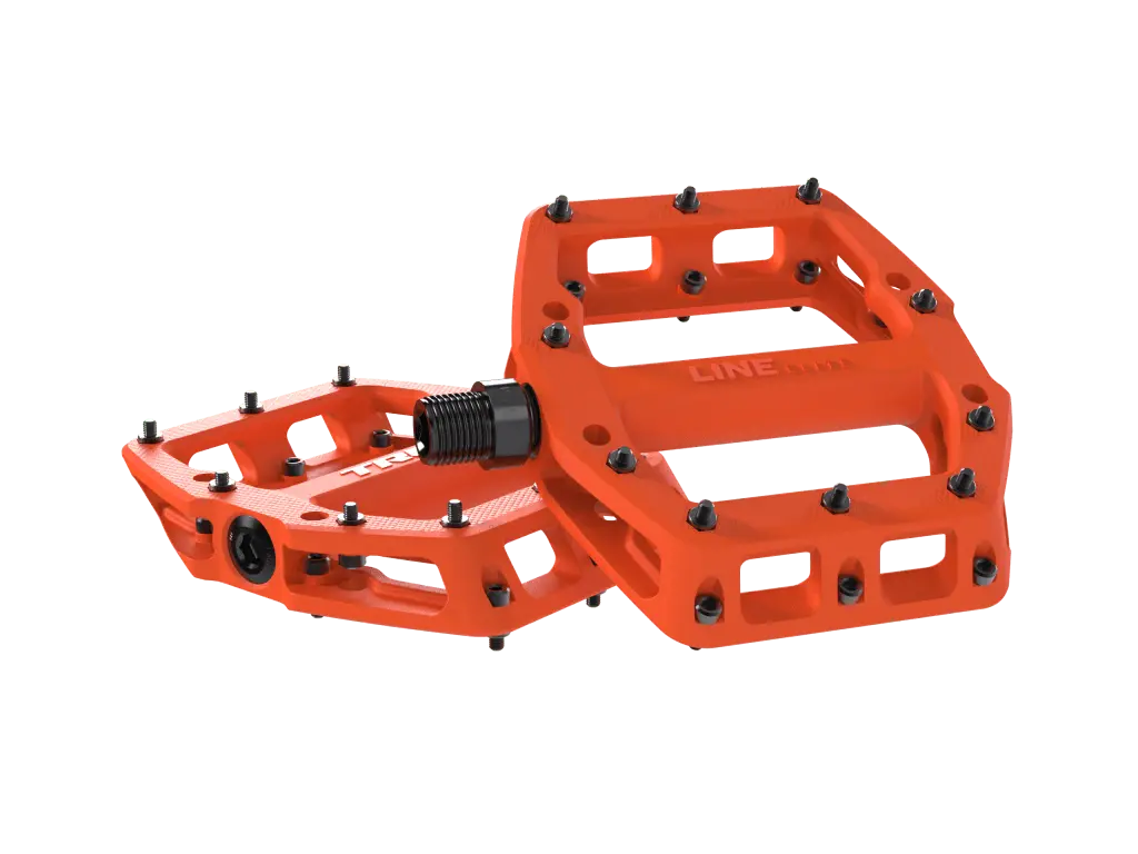 Trek Line Elite Flat Pedal Set 9/16" - Roarange Trek Bicycle Corporation