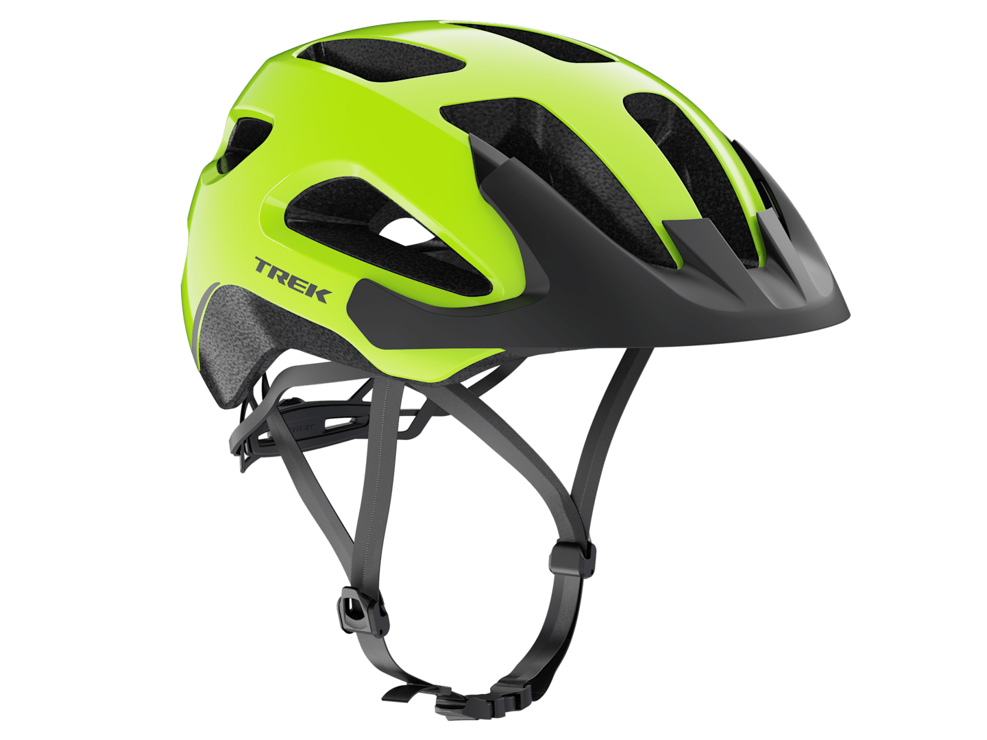 Trek Solstice Bike Helmet S/M Radioactive Yellow