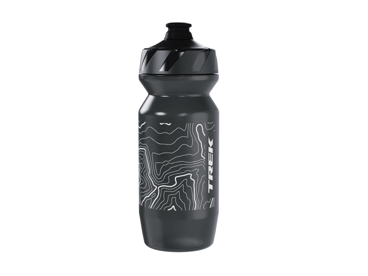 Trek Voda Water Bottle 21oz (621mL) - Grey/White Trek Bicycle Corporation