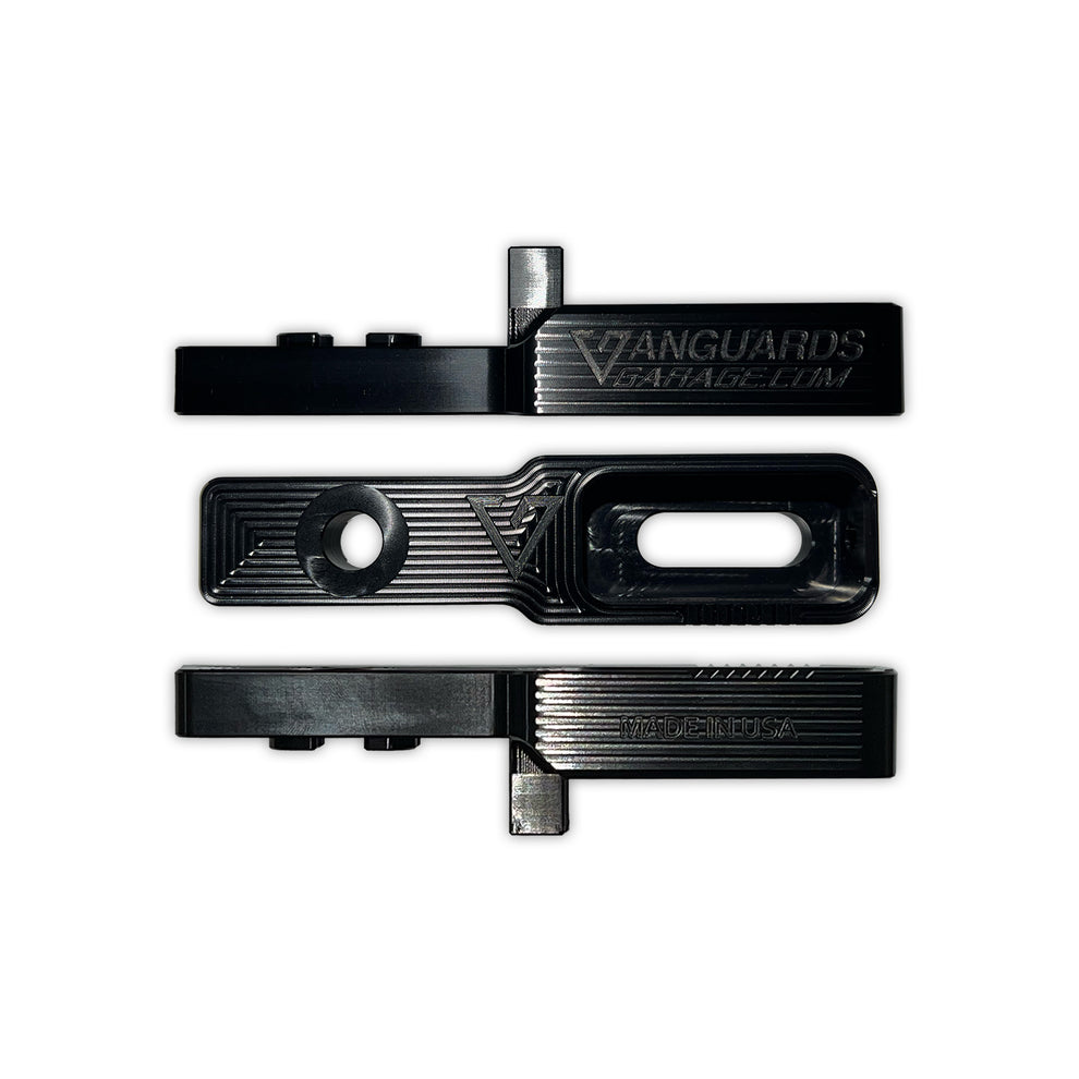 Vanguard's Garage VG3.5 - 3.5" Swing Arm Extensions - Black Anodized