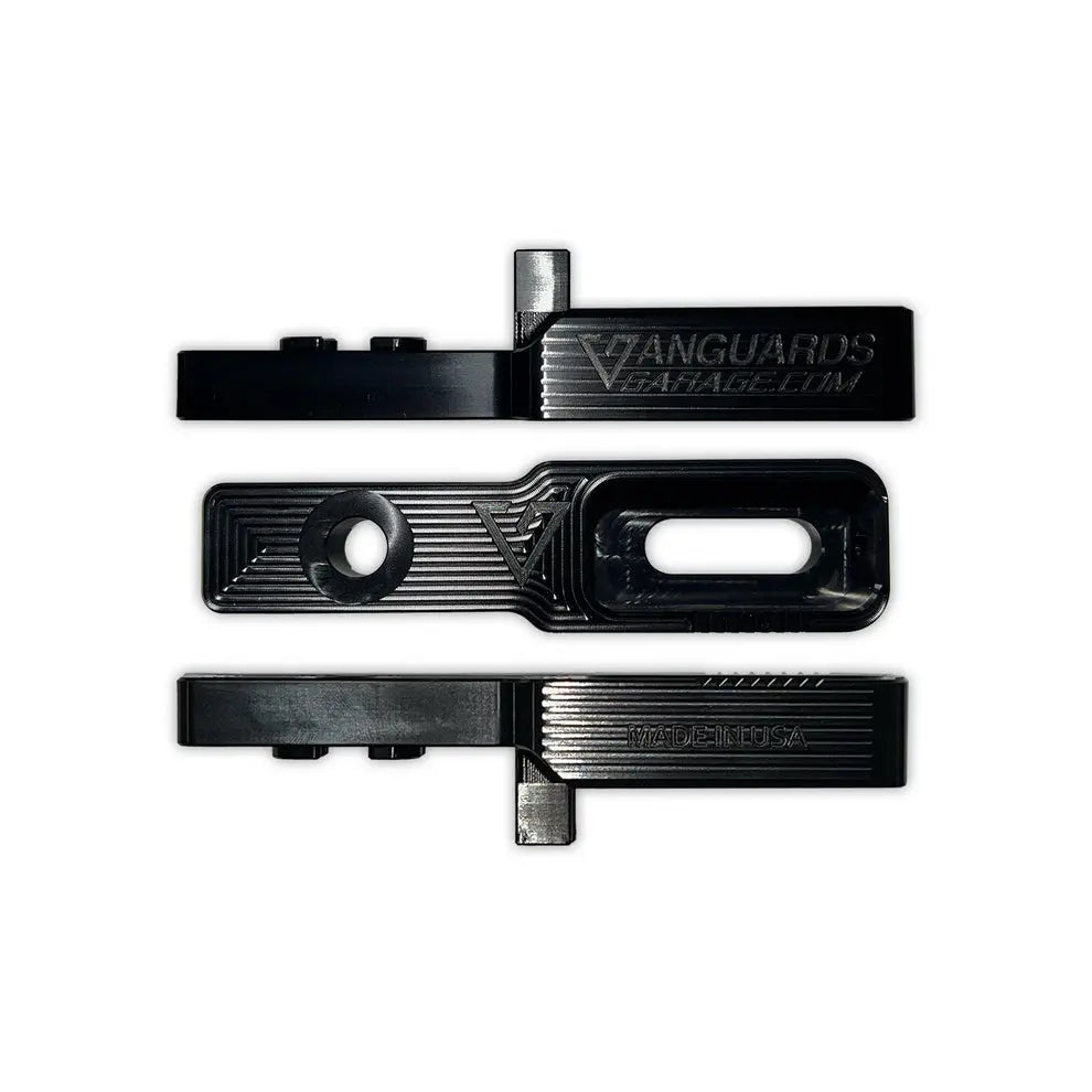 Vanguard's Garage VG3.5 - 3.5" Swing Arm Extensions - Black Anodized Vanguard's Garage