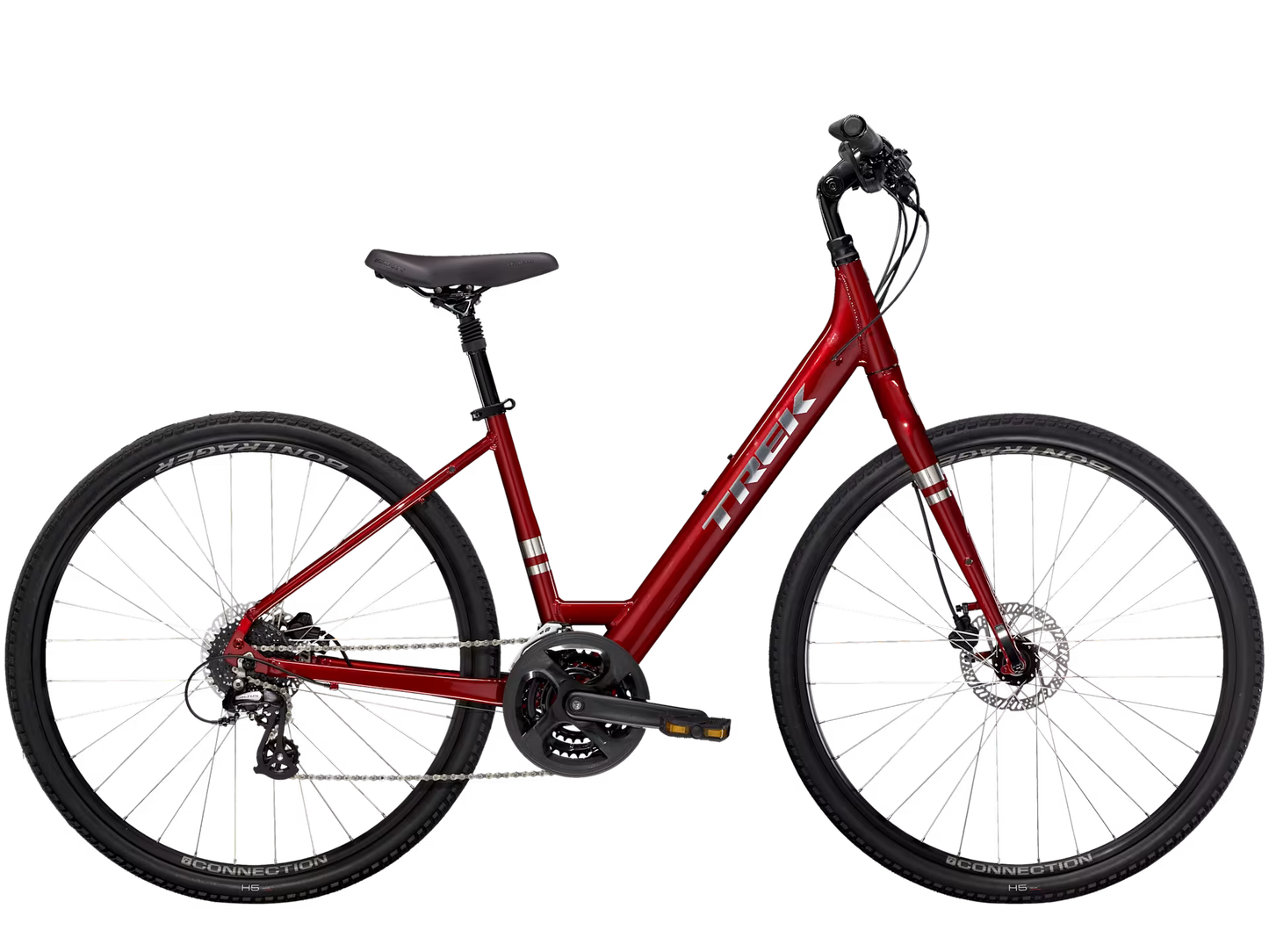 Verve 2 Large Disc Lowstep Gen 4 Rage Red Trek Bicycle Corporation