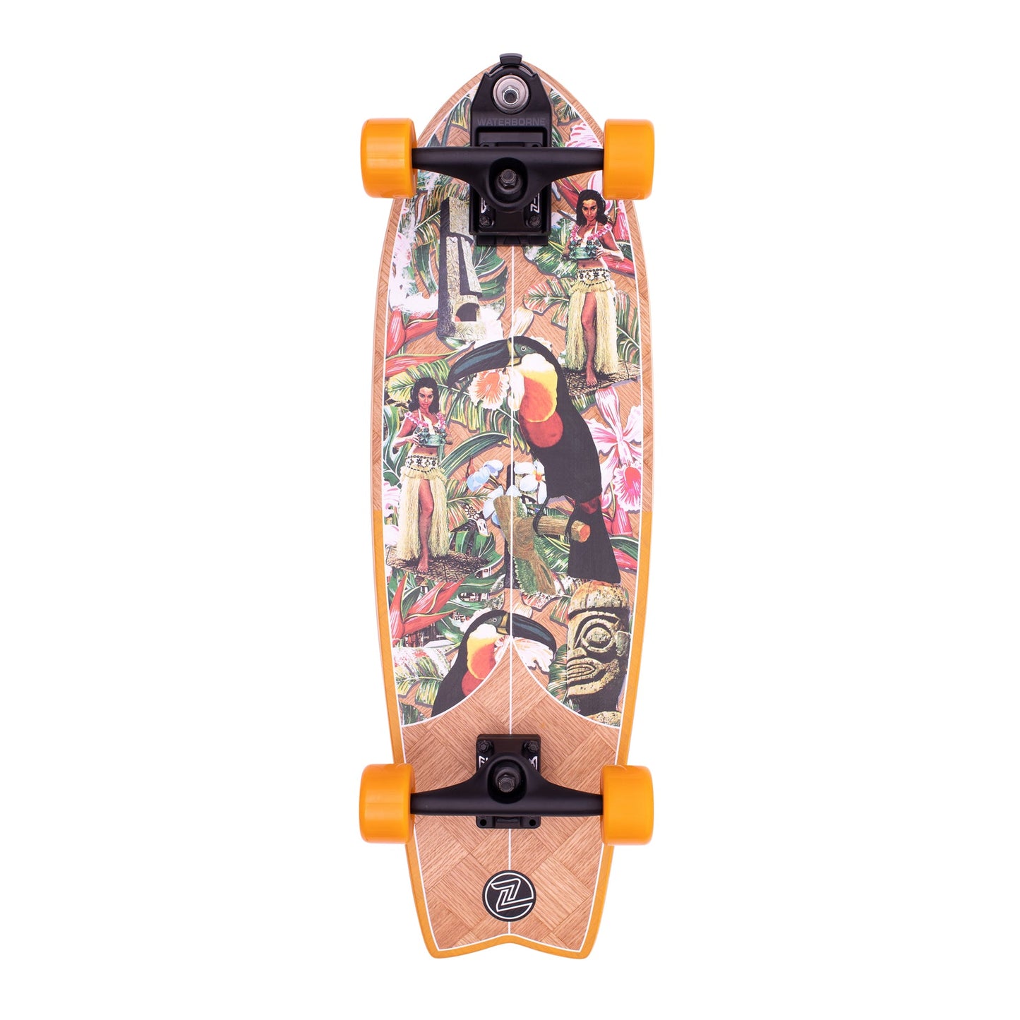 Z Flex Banana Train Surfskate Fish Complete 31"