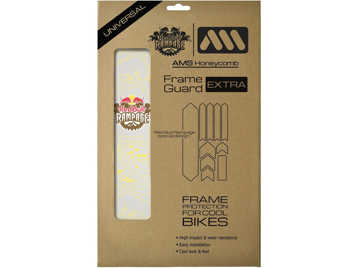 All Mountain Style Honeycomb Frame Guard XL Yellow All Mountain Style