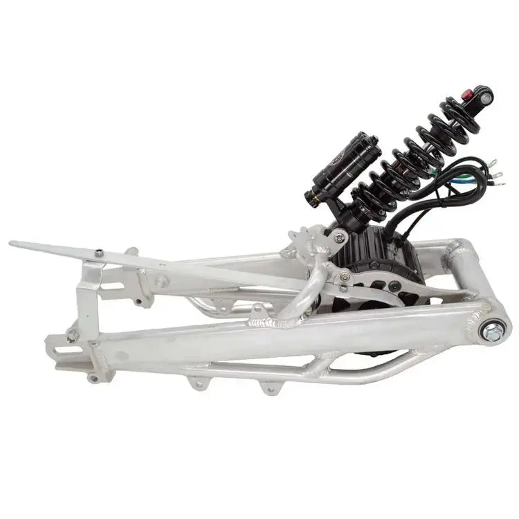 Burromax Extended SHORT Swingarm TT1600R Performance Upgrade, 2.5Kw Motor, 50mm Over Stock Extended Swing Arm, 230mm Shock and 60A Controller (#16056) Burromax