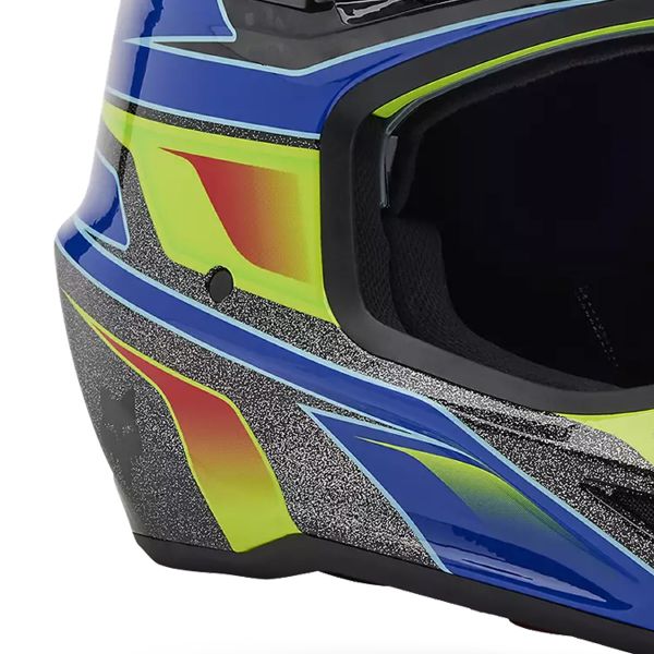 Fox Racing V3 RS Acric Multi Color Helmet Large