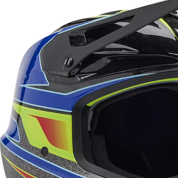 Fox Racing V3 RS Acric Multi Color Helmet Large