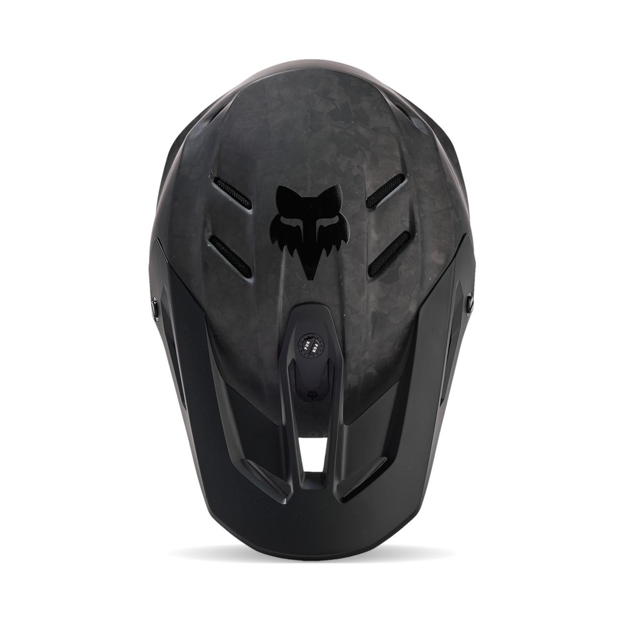 Fox Racing V3 RS Carbon Matte Black Helmet Large