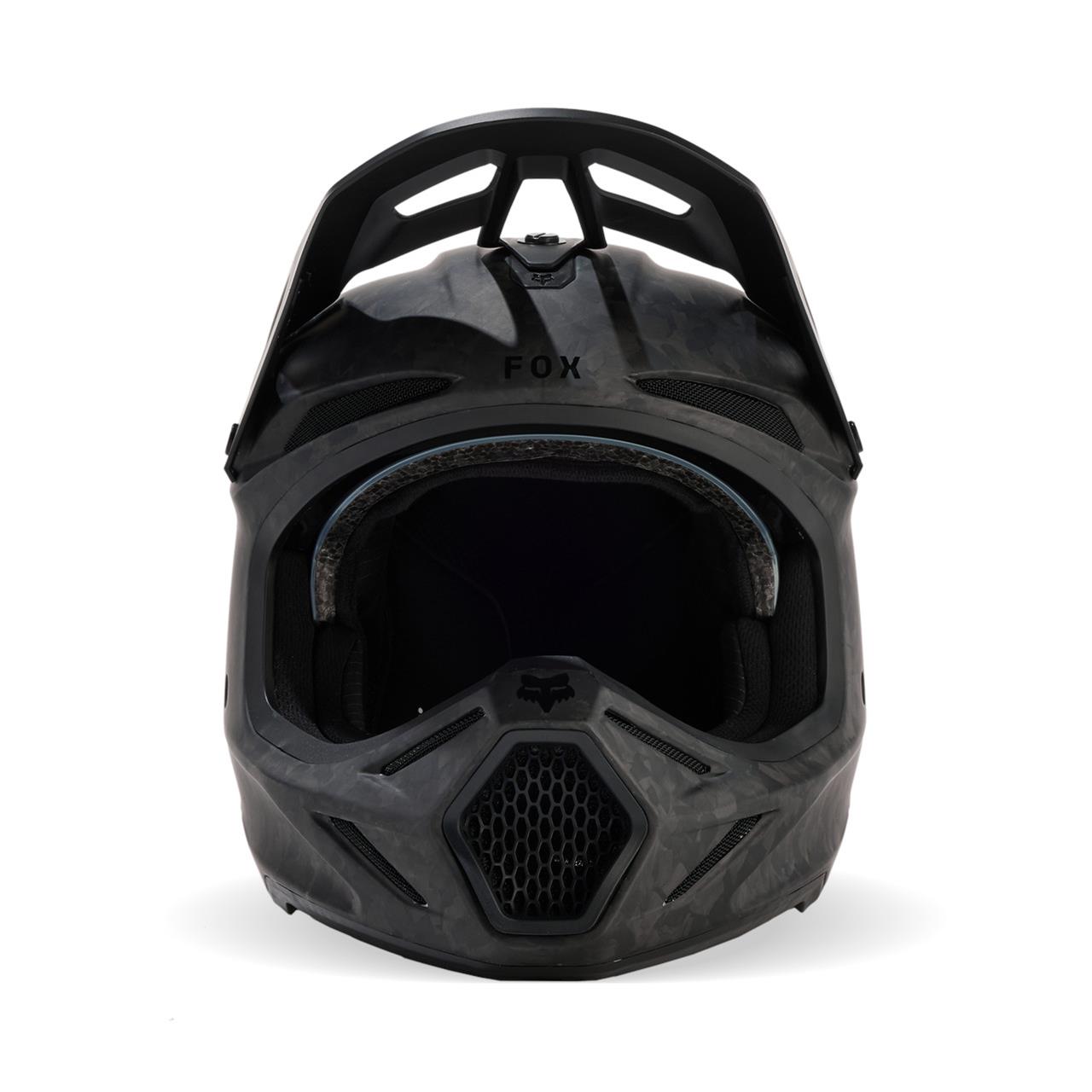Fox Racing V3 RS Carbon Matte Black Helmet Large