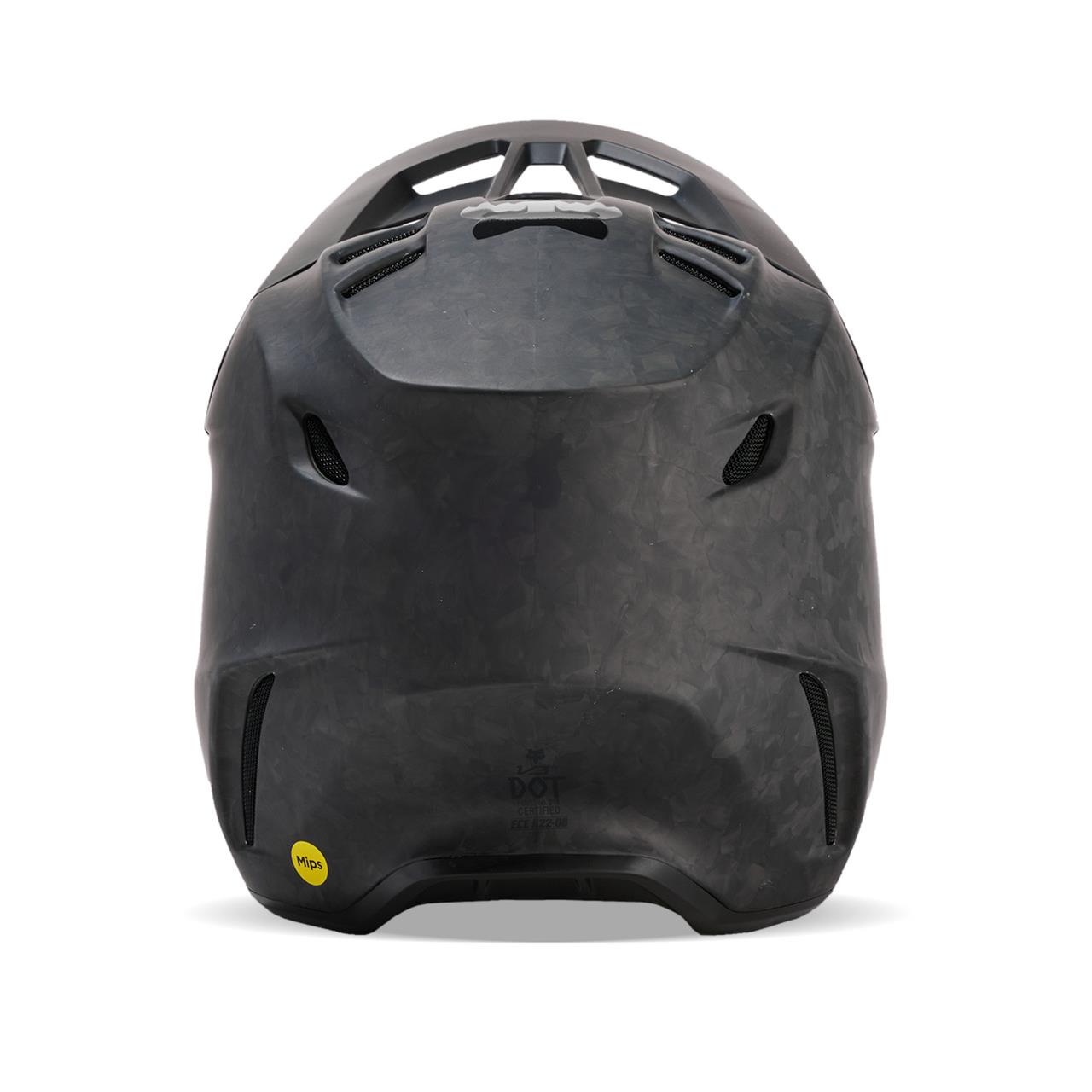 Fox Racing V3 RS Carbon Matte Black Helmet Large