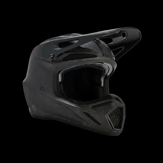 Fox Racing V3 RS Carbon Matte Black Helmet Small Fox Racing