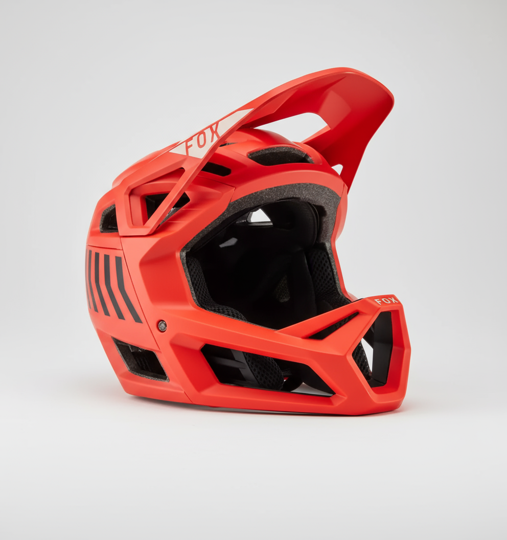 Fox Racing Proframe Nace Helmet - Orange Flame, Small