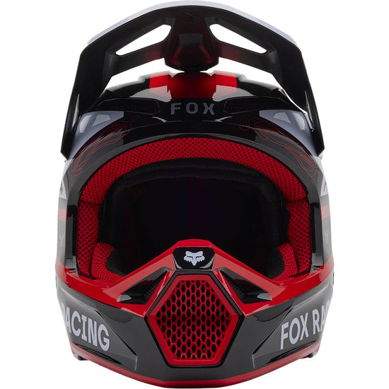 Fox Racing Fluorescent Red V1 Race Spec Full Face Helmet