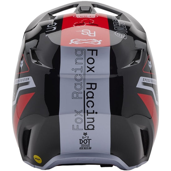 Fox Racing Fluorescent Red V1 Race Spec Full Face Helmet