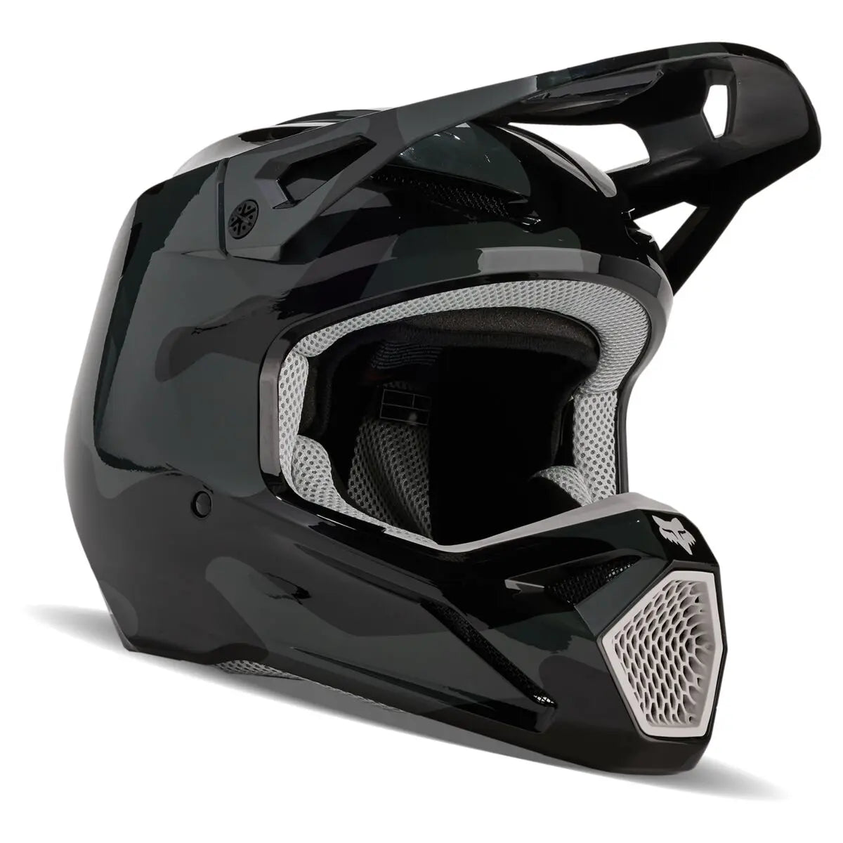Fox Racing Black Camo V1 Bnkr Full-Face Helmet Fox Racing