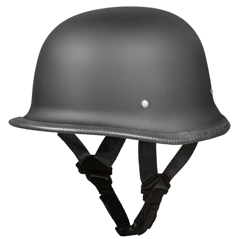 Daytona Helmets Novelty German Dull Black Daytona Helmets