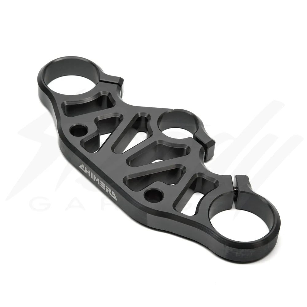 Chimera Engineering Moto Style Top Clamp for Super73 R/RX Front Fork - Grey