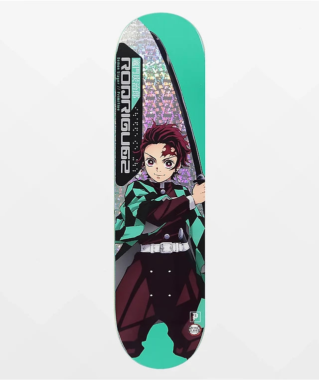 Primitive x Demon Slayer Rodriguez Tanjiro Deck Green 8.25"