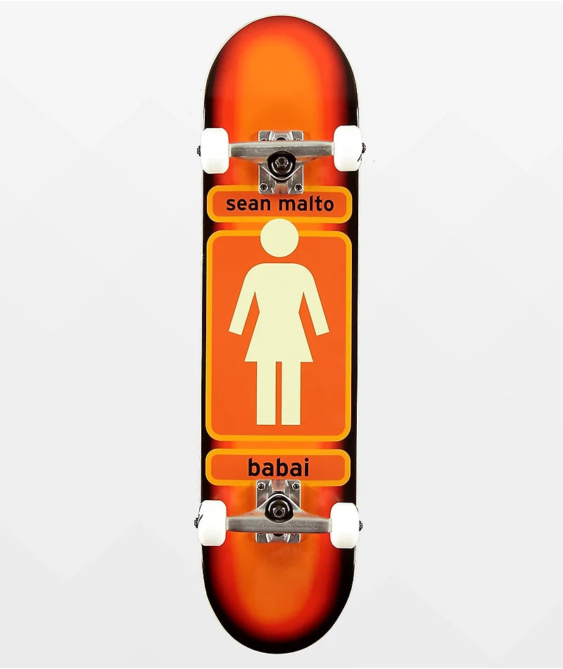 Girl "93 Til Malto" 31" x 7.5" Complete