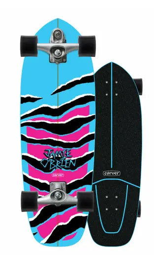 Carver CX Raw 31“ JOB Blue Tiger Surfskate Complete (V2) Carver Skateboards