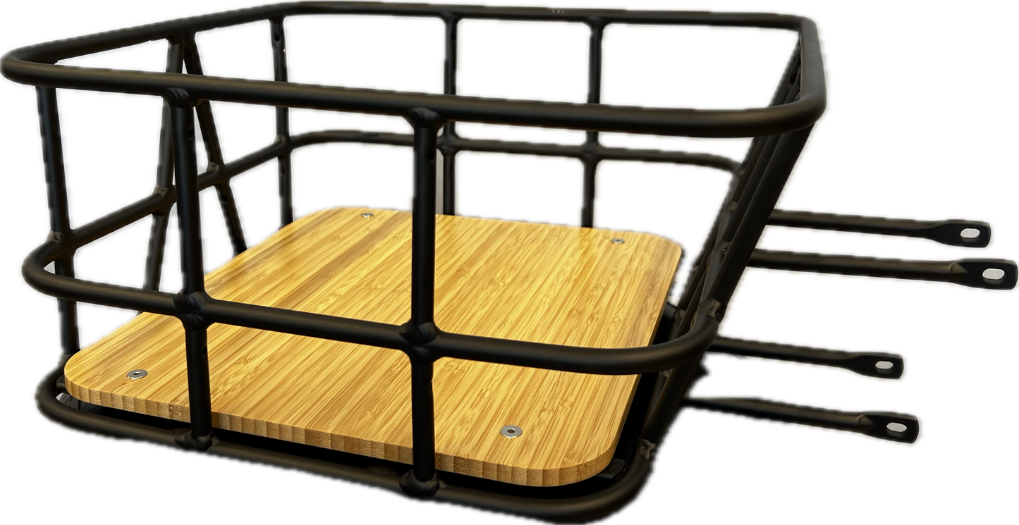 Aima Front Basket w/ Bamboo Board