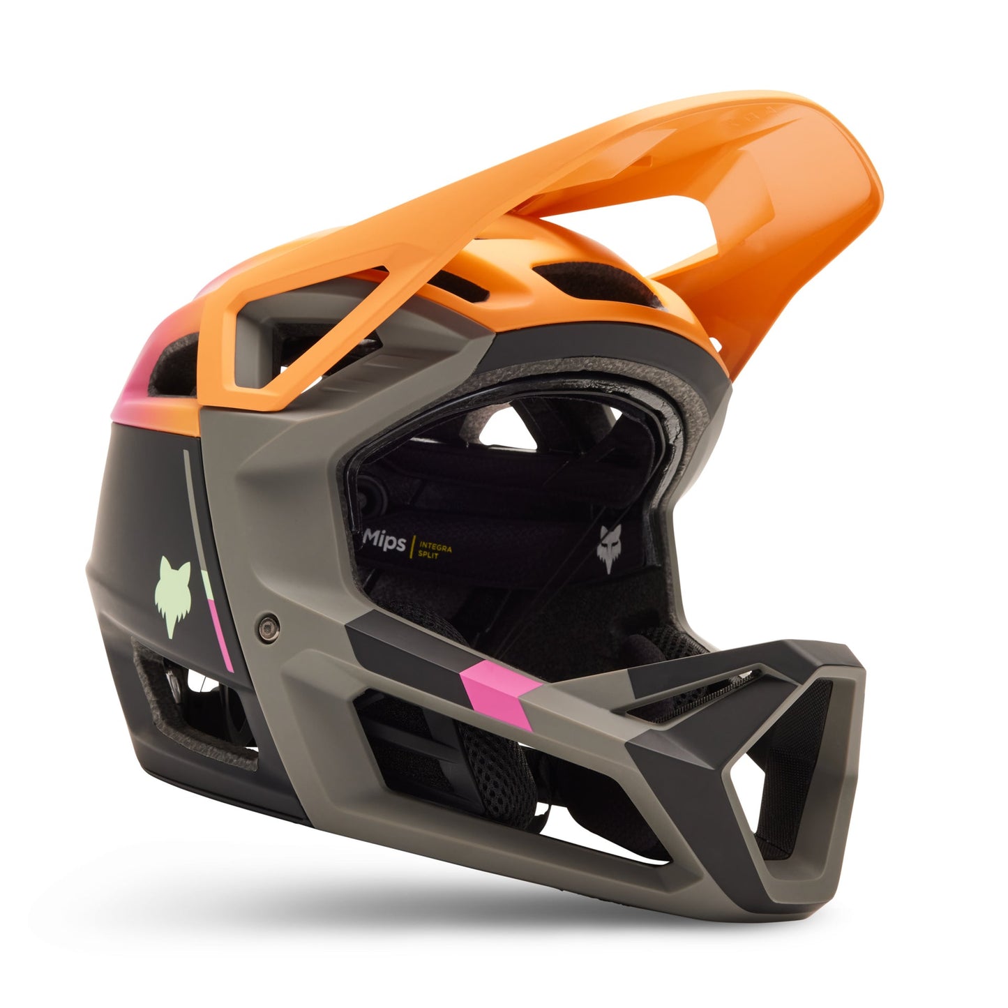 Fox Racing Proframe RS CLYZO Full Face Helmet - Orange, Small