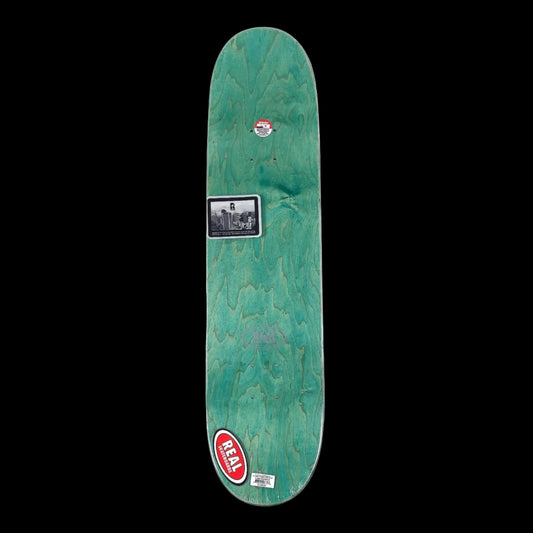 Real Skateboards Team Classic Oval Deck 8.06" - Yellow BIKEFACTORY Hawaii