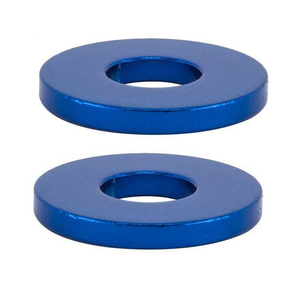 SE Racing Alloy Hub Washer 3/8" Anodized Blue Each
