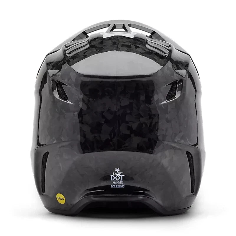 Fox Racing V3 RS Carbon Solid Black Helmet X-Large